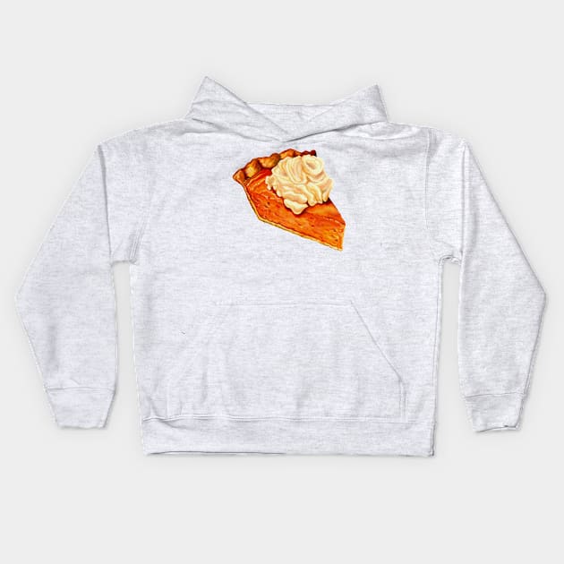 Pumpkin Pie Kids Hoodie by KellyGilleran